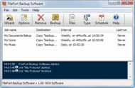 FileFort Free Backup Software screenshot